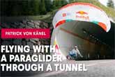 Paragliding Through a Tunnel - World Record